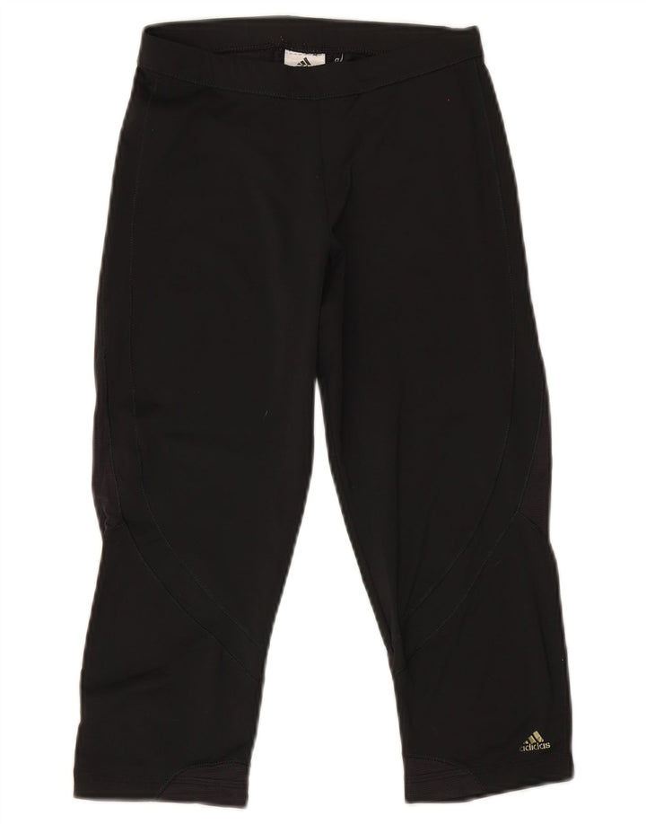 Adidas ženske Climacool Capri tajice UK 10 malih crnih poliestera