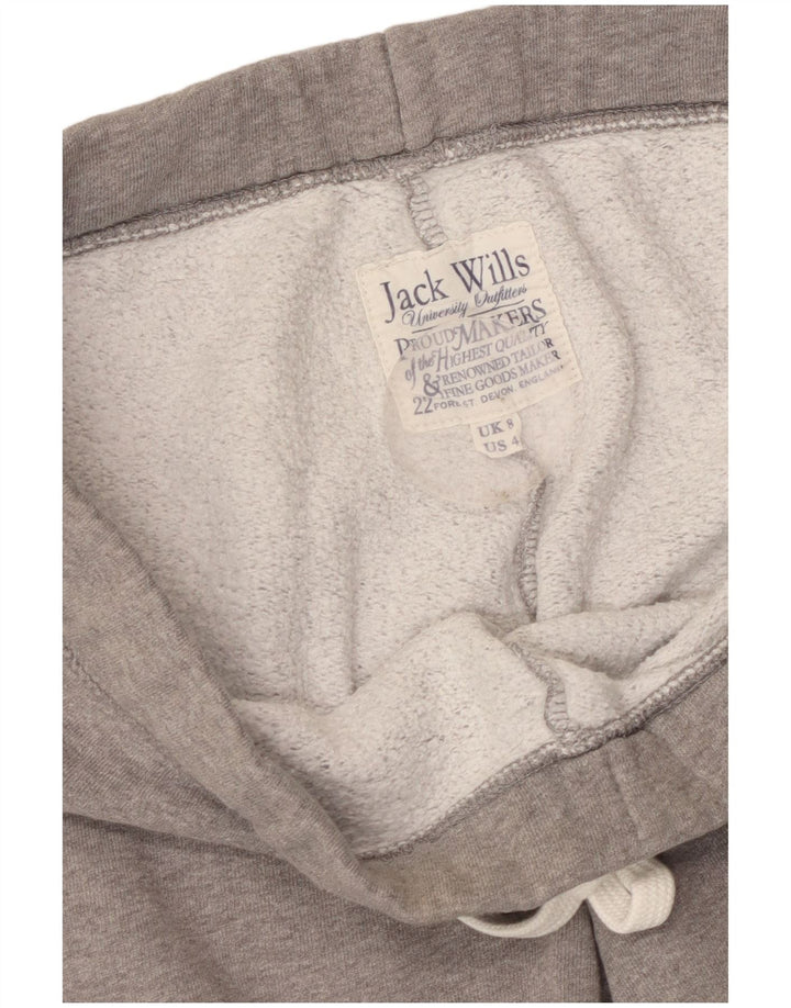 JACK WILLS Ženske trenirke s grafičkim motivima Joggers UK 8 Male sive