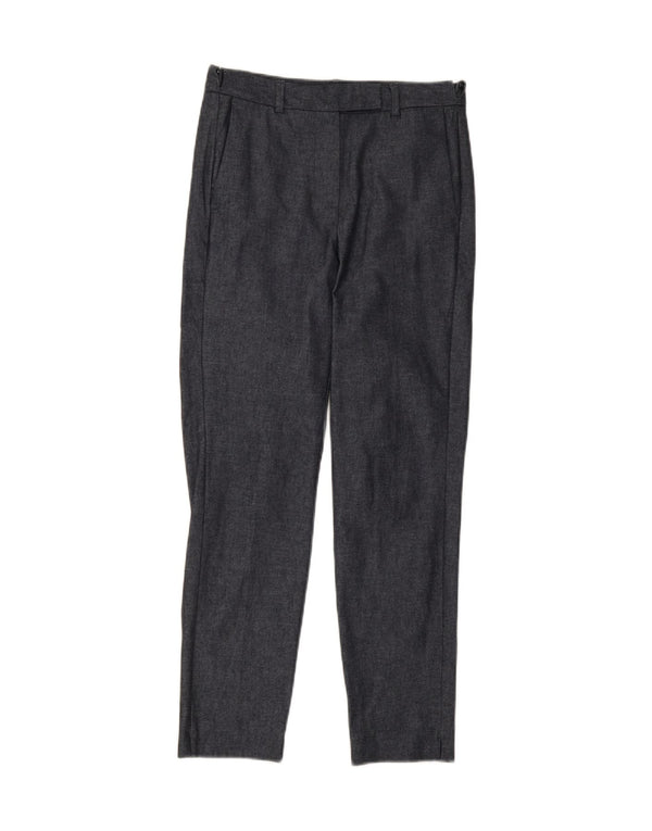 Marks & Spencer ženske hlače ravnog odijela UK 8 male W26 L28 tamnoplave