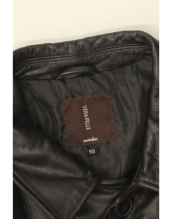 Conbipel muška kožna jakna IT 50 Large Black Leather