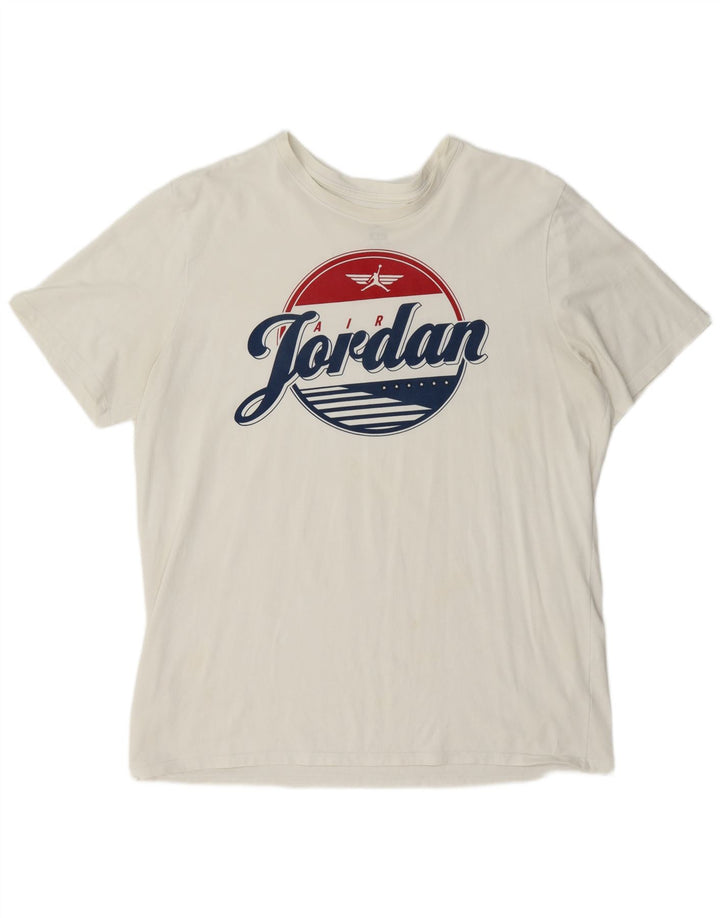 Jordan muška majica kratkih rukava s grafičkim motivima XL bijela