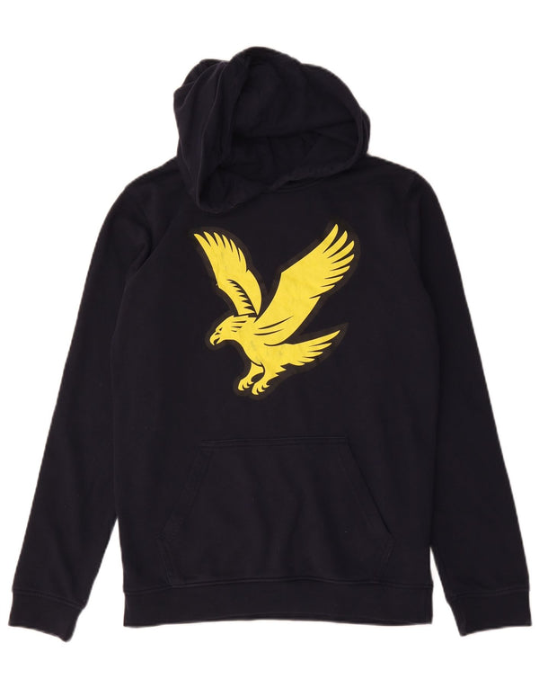 Lyle & Scott majica s kapuljačom s kapuljačom za dječake 13-14 godina tamnoplave boje