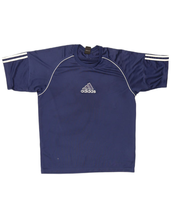 Adidas muška majica kratkih rukava srednje tamnoplava sportska
