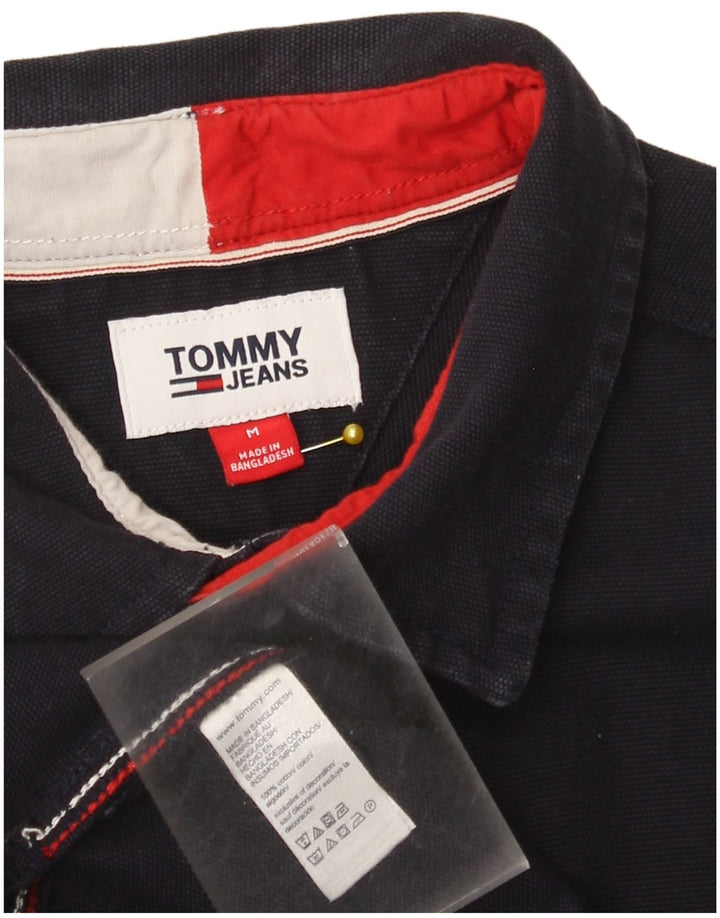 Tommy Hilfiger muška grafička košulja Drvosječa srednje tamnoplavi pamuk