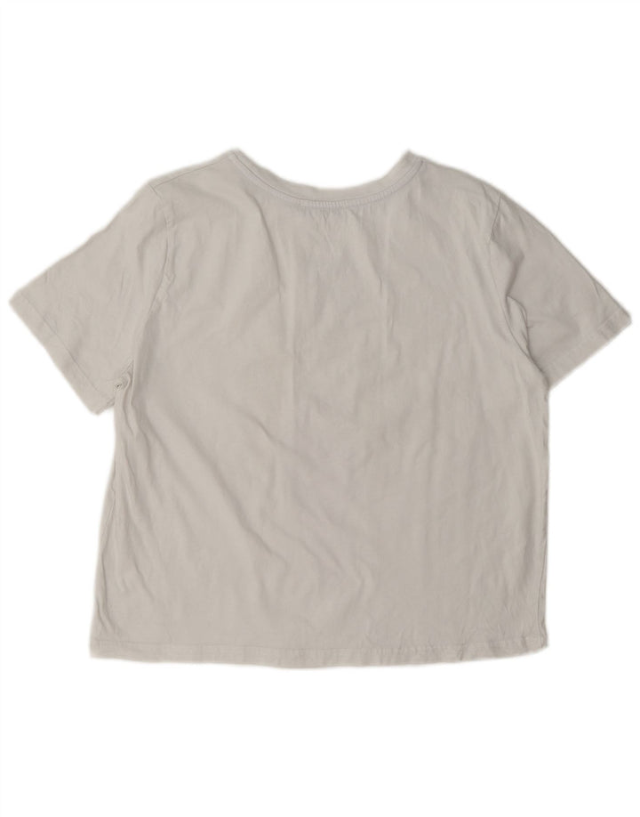 Zara ženska prevelika majica kratkih rukava UK 10 Small White
