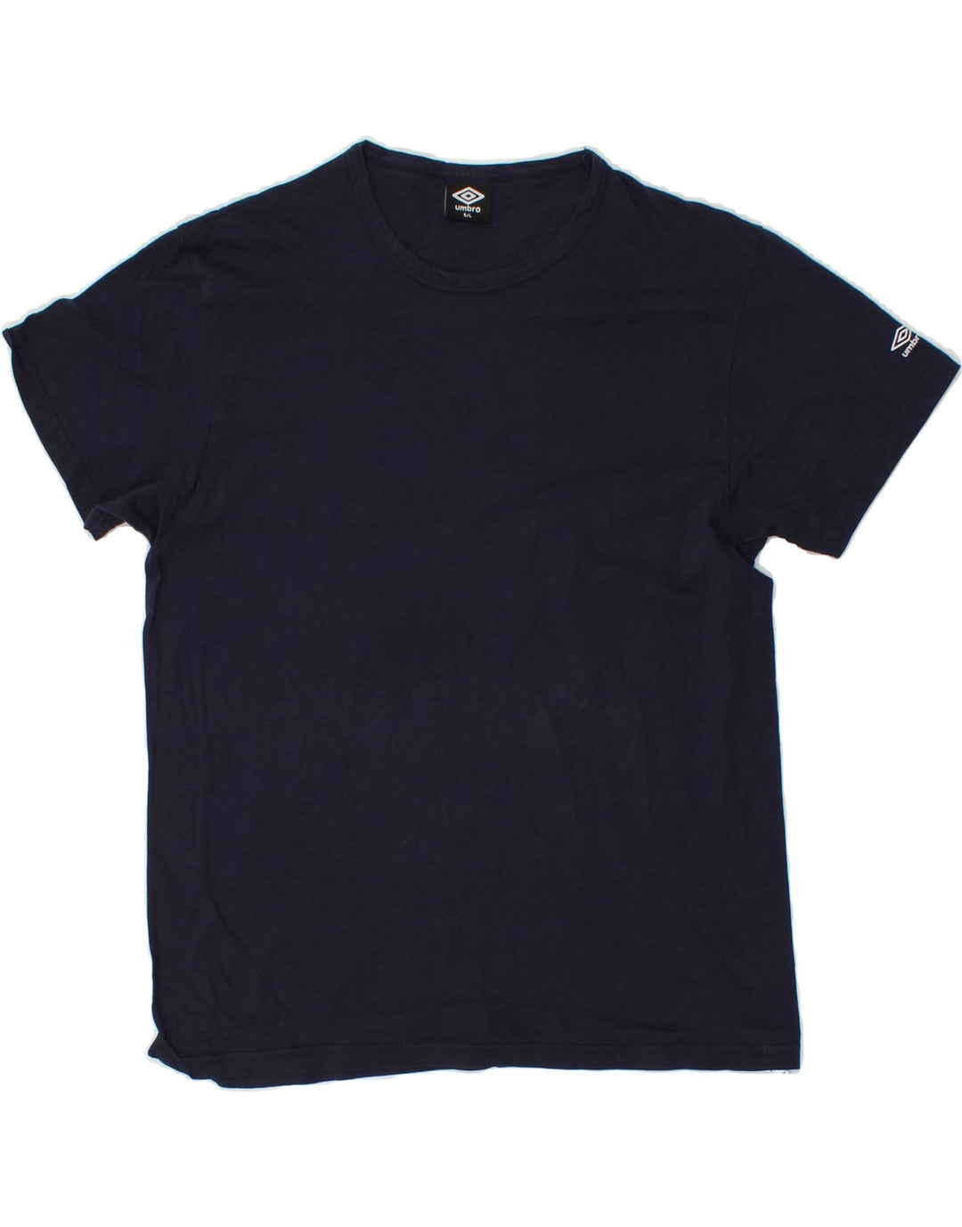 UMBRO Mens T-Shirt Top Large Navy Blue Cotton Vintage Umbro and Second-Hand Umbro from Messina Hembry 