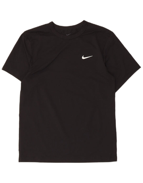 Nike Dri Fit majica kratkih rukava, mali crni poliester