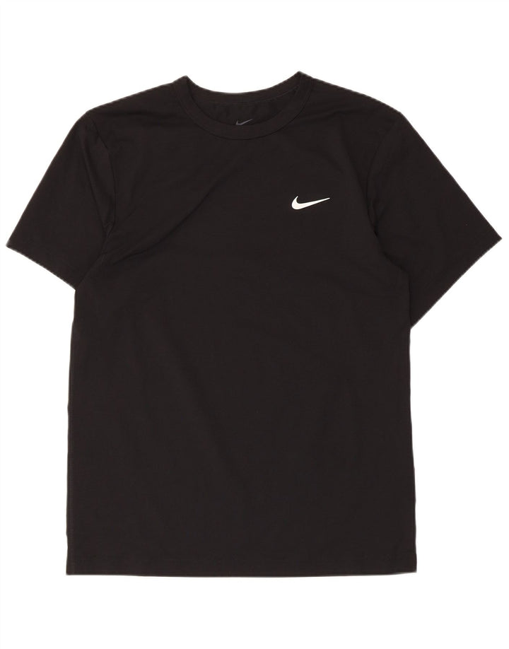 Nike Dri Fit majica kratkih rukava, mali crni poliester