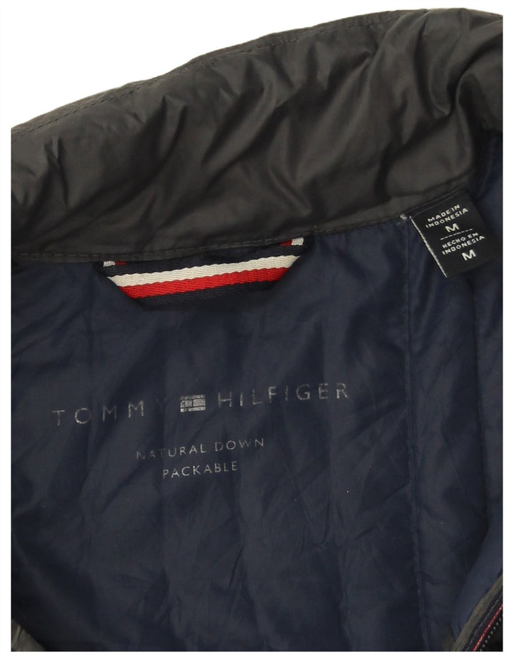 Tommy Hilfiger muška podstavljena jakna UK 38 srednje sivi najlon