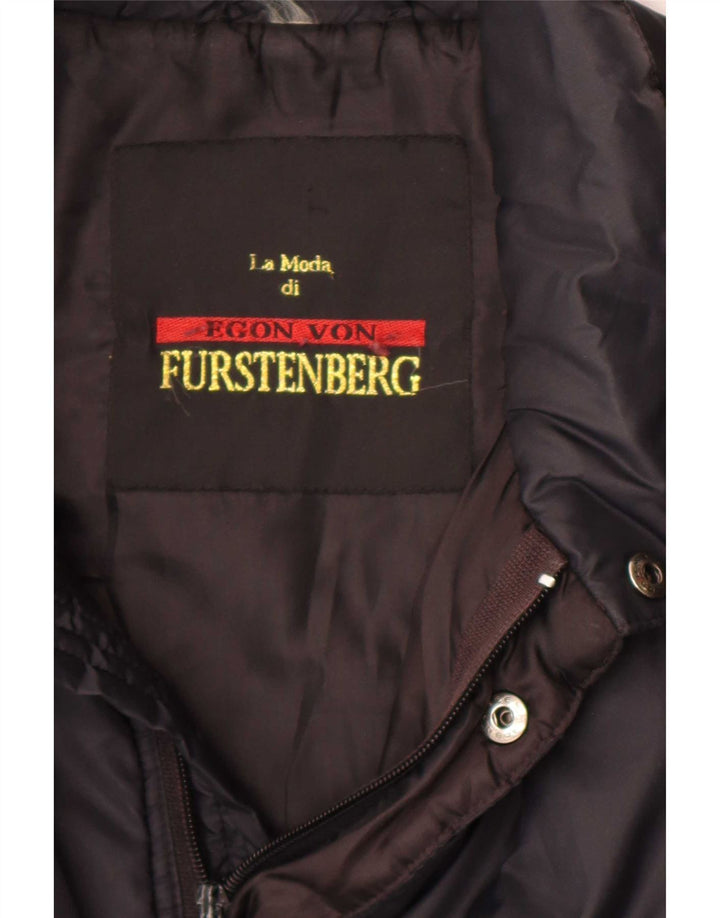Muška podstavljena jakna Egon Von Furstenberg UK 40 velika crna