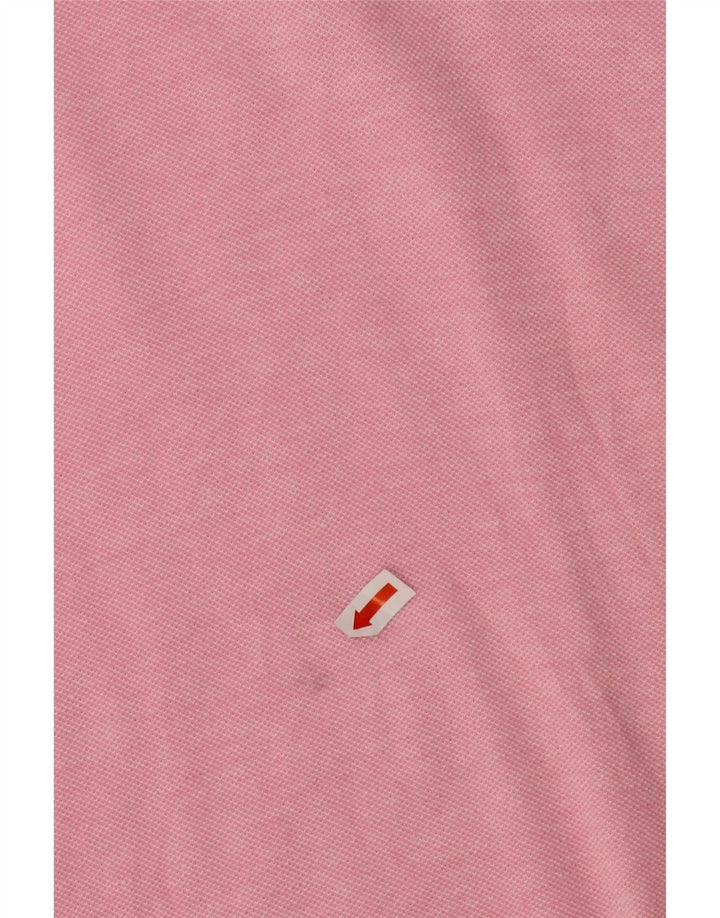 CHAPS Mens Polo Shirt Small Pink Cotton Vintage Chaps and Second-Hand Chaps from Messina Hembry 