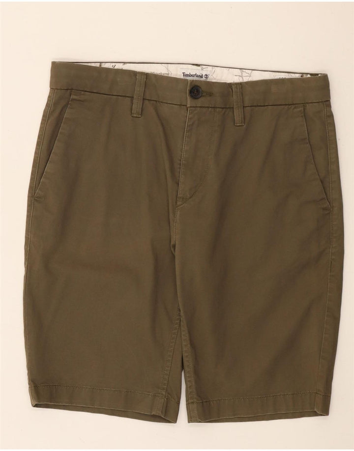 Timberland muške chino kratke hlače W30, srednji kaki pamuk
