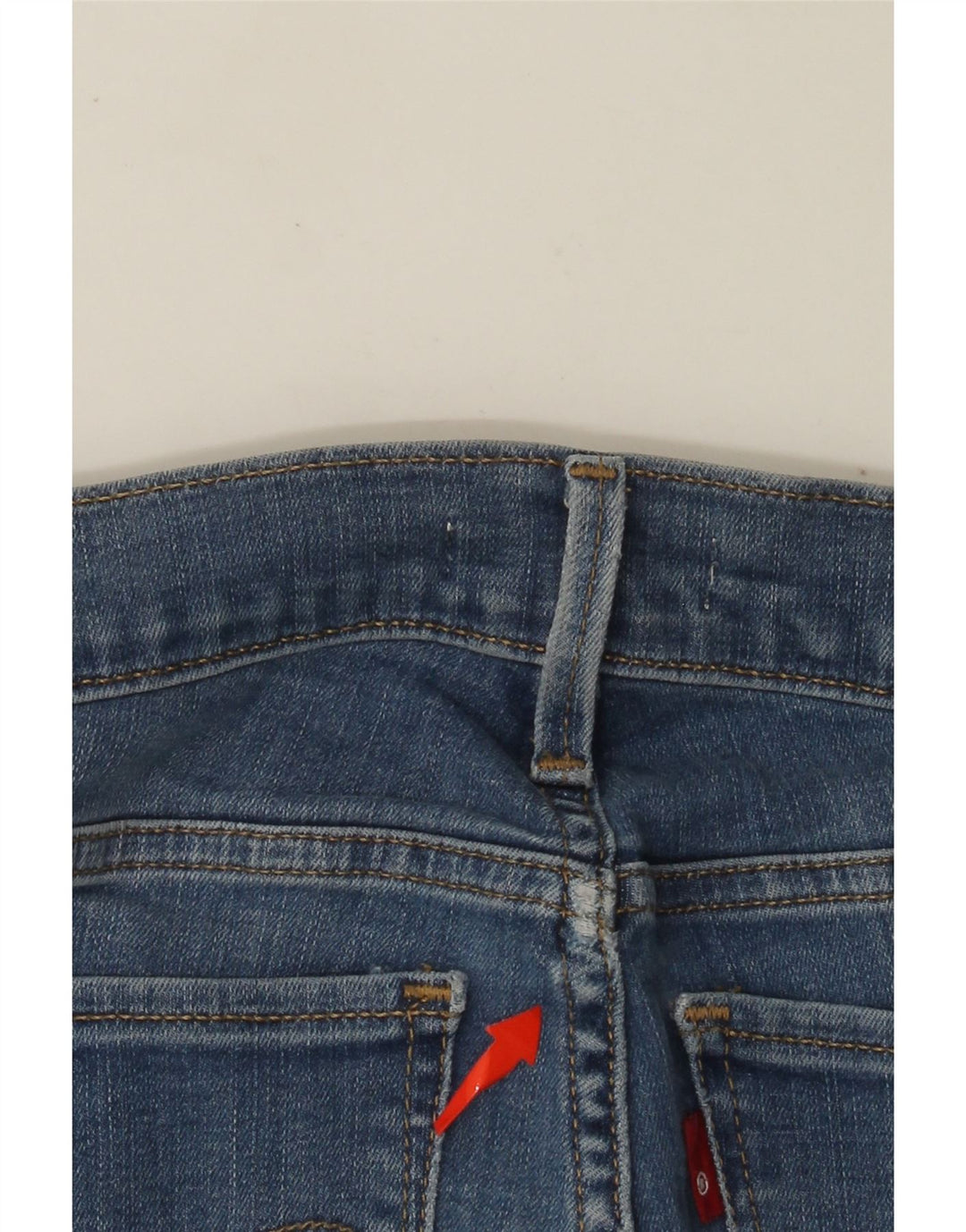 LEVI'S ženske 710 super uske traperice W25 L28 plavi pamuk