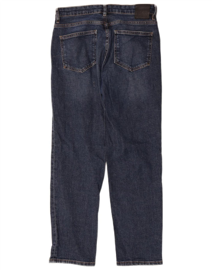 Massimo Dutti ženske ravne traperice W30 L27 plavi pamuk