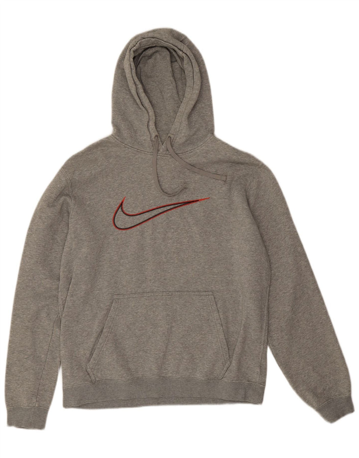 Nike muška majica s kapuljačom s kapuljačom srednje sive boje s flekama