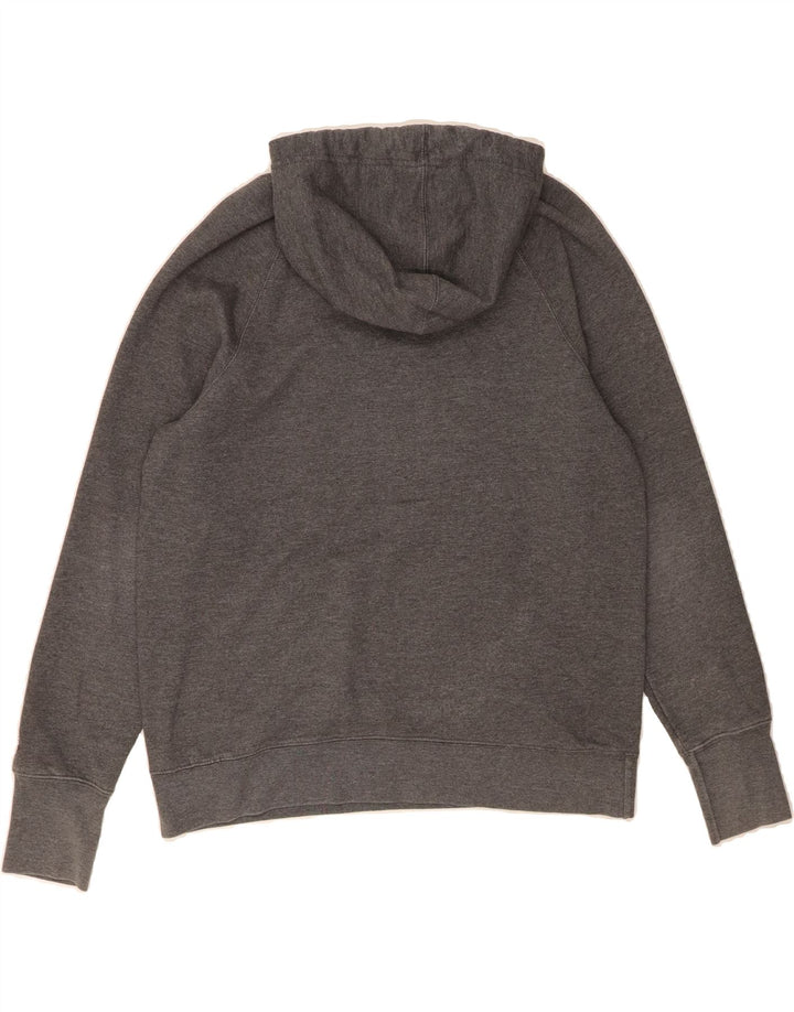 CHAMPION Womens Graphic Hoodie Jumper UK 16 Large Grey Polyester Vintage Champion and Second-Hand Champion from Messina Hembry 