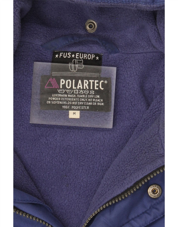 Polartec muška velika vjetrovka jakna UK 38 srednje plavi poliester