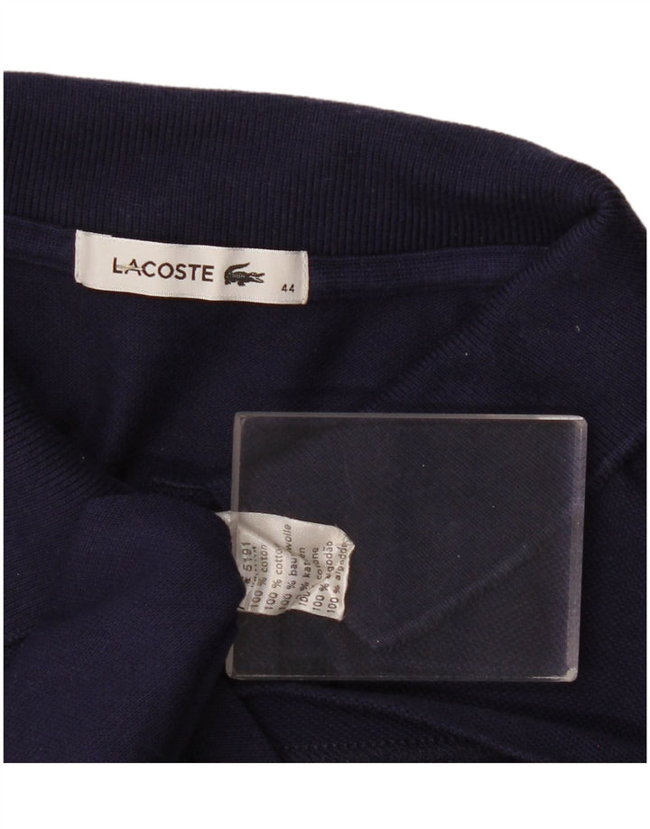 Lacoste ženska polo majica veličine 44 velika tamnoplava pamuk