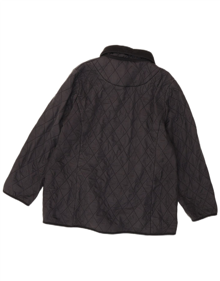 BARBOUR Ženska prošivena jakna UK 20 2XL crni poliamid