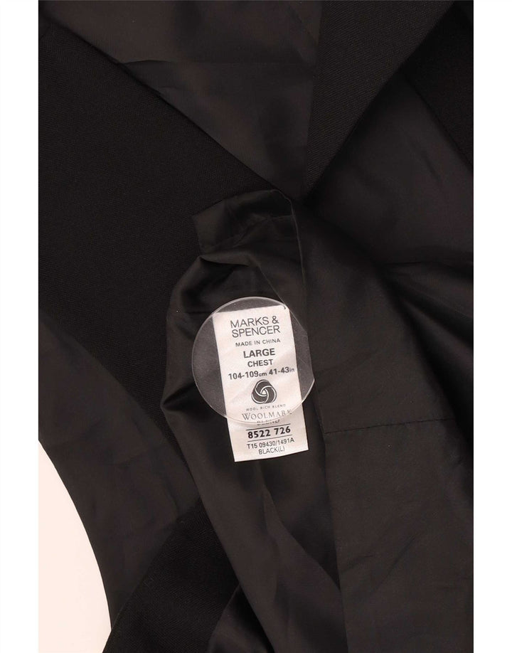 Marks & Spencer muški prsluk veliki crni poliester