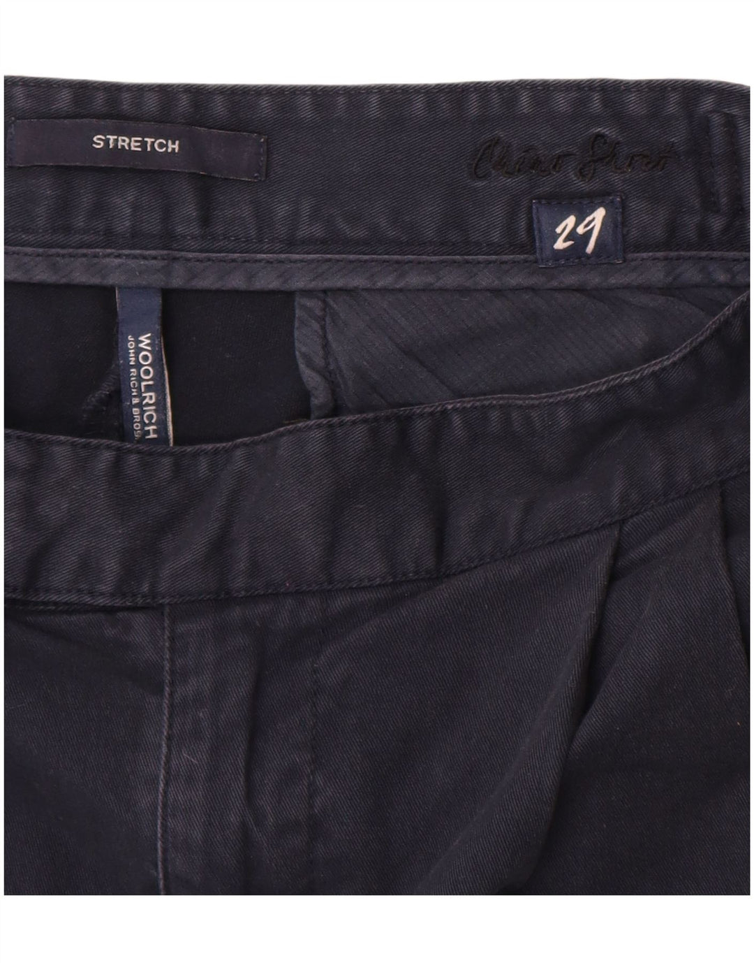WOOLRICH Womens Pegged Chino Shorts W29 Medium Navy Blue