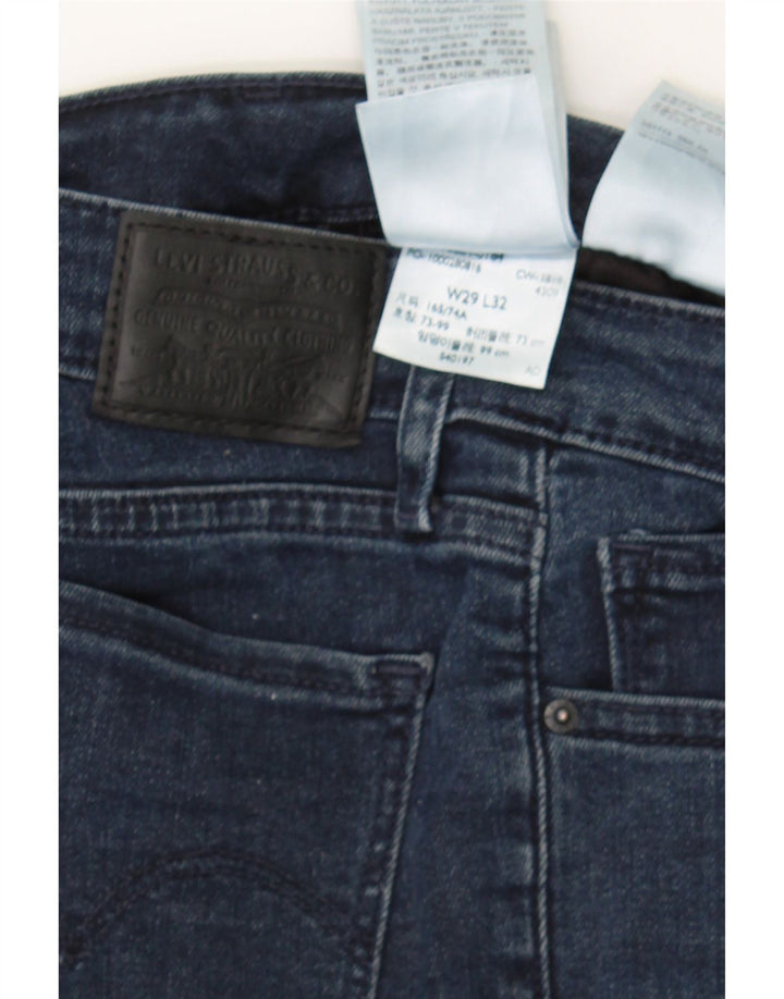 LEVI'S Womens Slim Jeans W29 L32 Blue Cotton Vintage Levi's and Second-Hand Levi's from Messina Hembry 