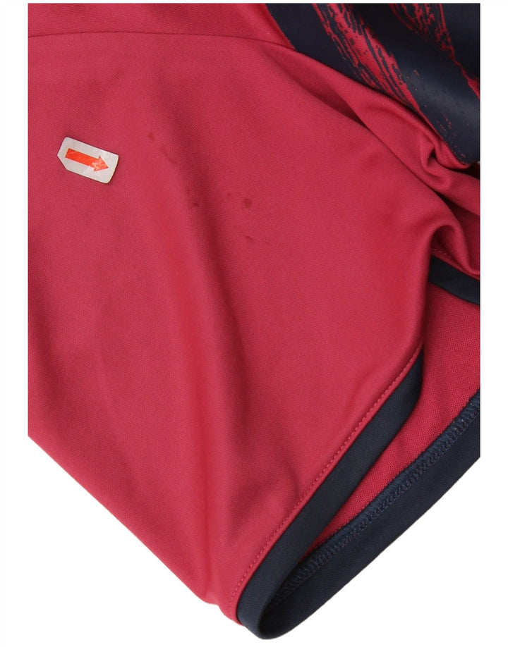 Adidas muška Primegreen polo majica s velikim crvenim prugama od poliestera