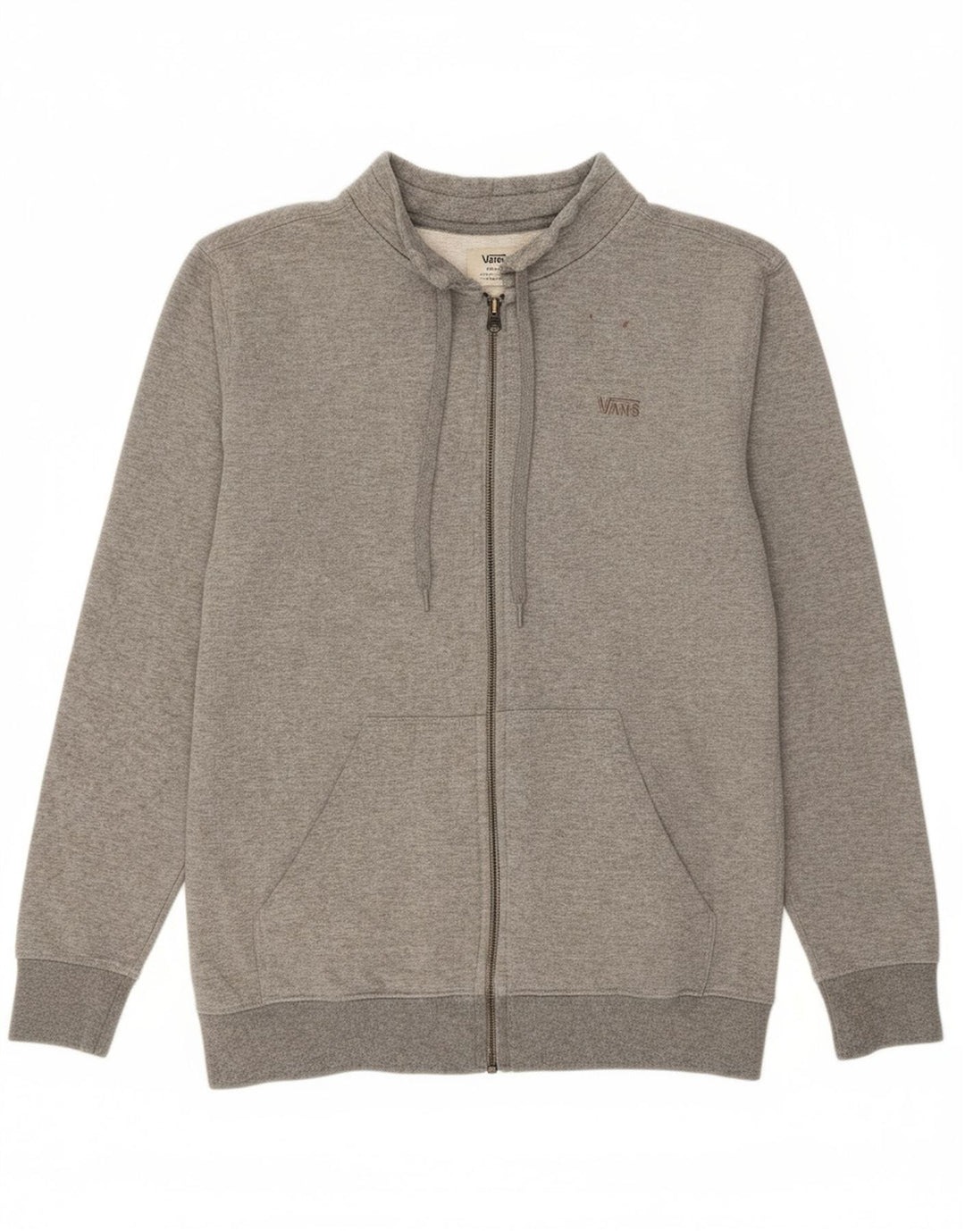 VANS Mens Off The Wall Tracksuit Top Jacket XS Grey Cotton