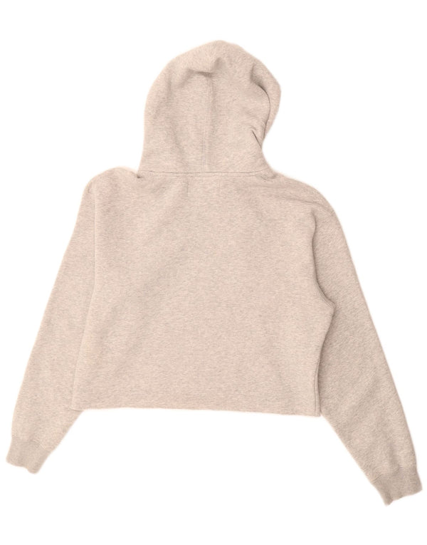 Calvin Klein Jeans Ženska kratko majica s kapuljačom UK 14 srednje sivi pamuk