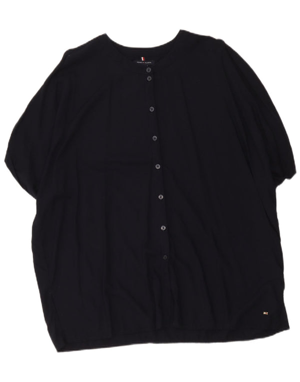 Tommy Hilfiger ženska košulja kratkih rukava UK 20 2XL tamnoplava