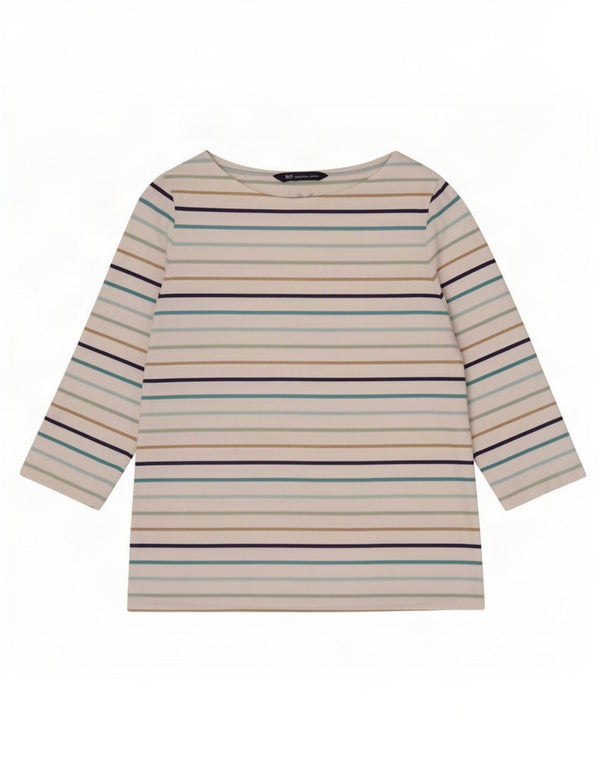 Crew Clothing Ženski gornji dio 3/4 rukava UK 12 srednje raznobojne pruge