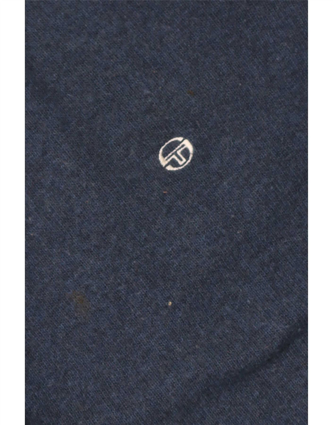 Sergio Tacchini muški pulover s rol izrezom Veliki tamnoplavi vuneni
