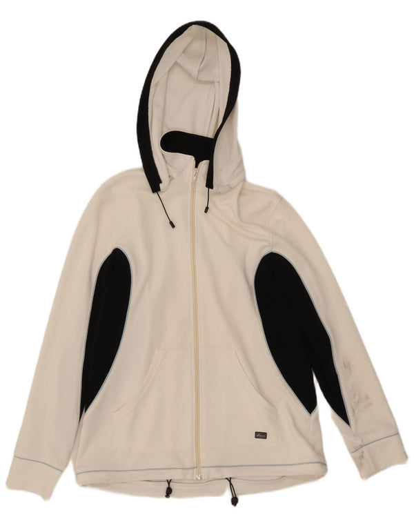 Asics ženska gornja jakna s kapuljačom UK 16 Large White Colourblock