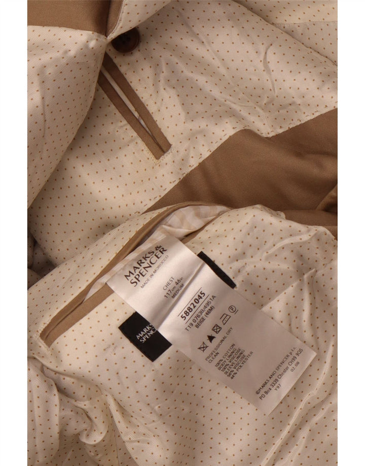 Marks & Spencer muška sako sa 2 gumba labavog kroja UK 38 srednje bež