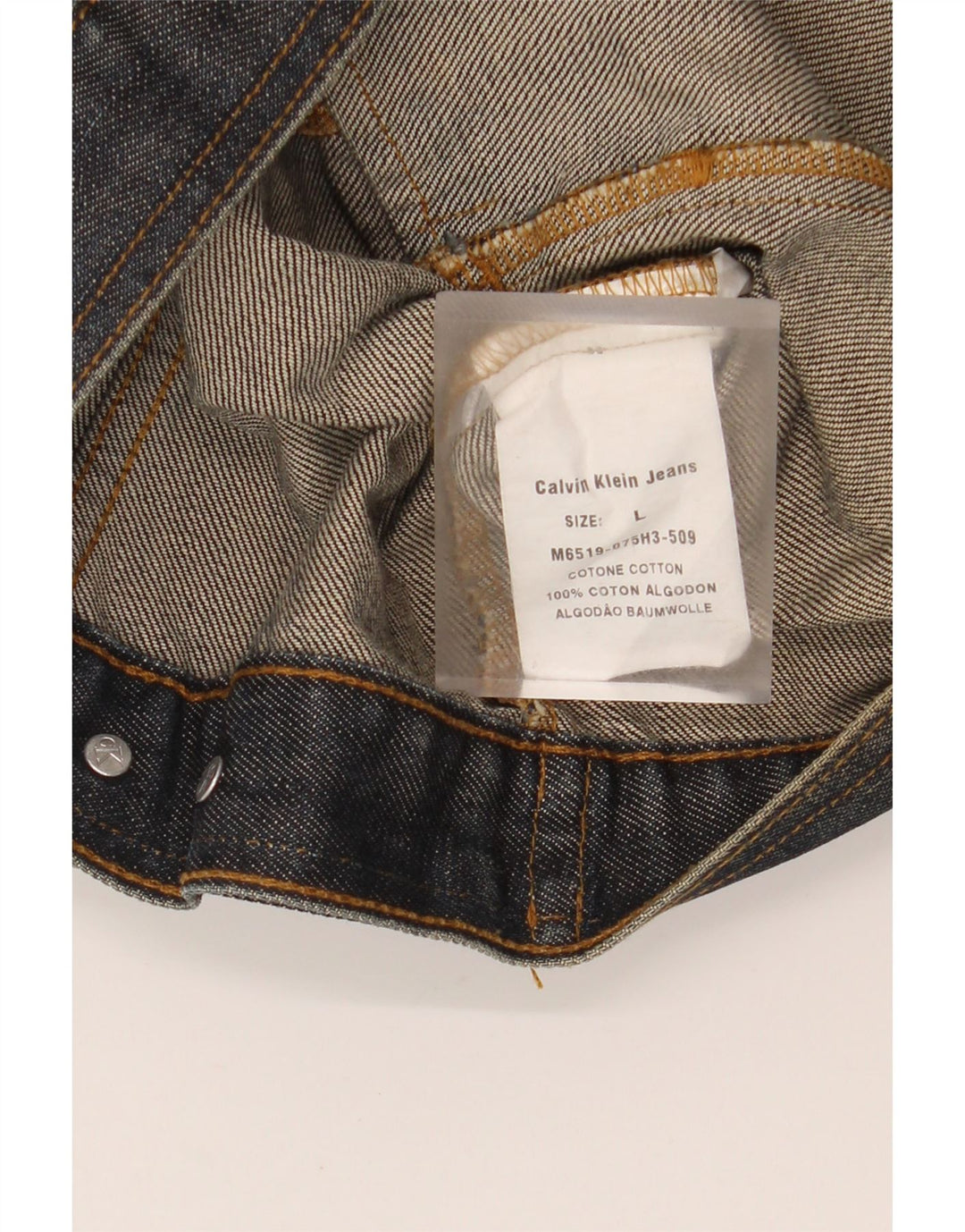 Calvin Klein ženska traper jakna UK 16 Large Blue Cotton