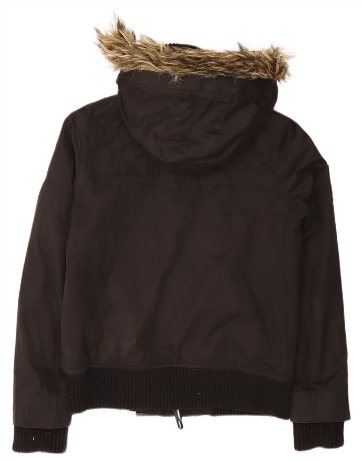 Superdry ženska vjetrovka s kapuljačom The Windbomber UK 14 srednje crna