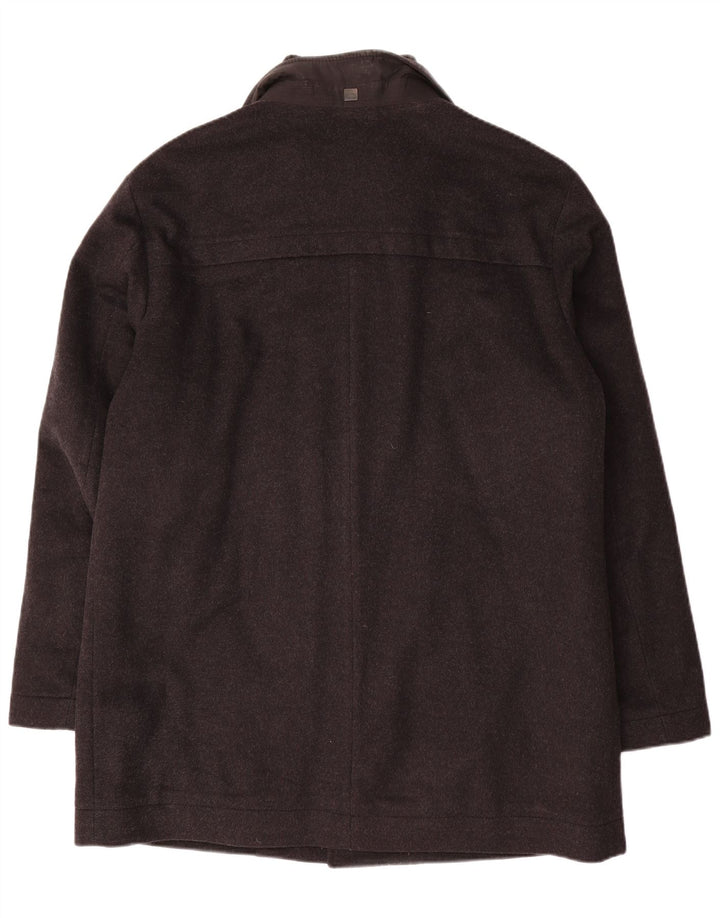 Muški kaput Hugo Boss EU 52 XL siva vuna