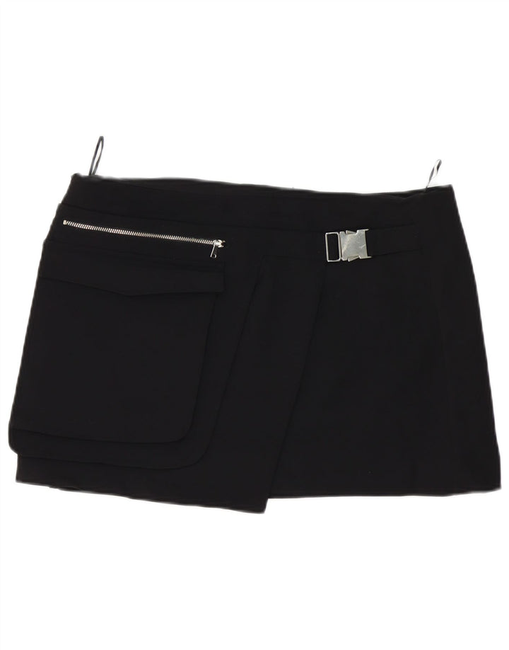 ZARA ženska mini suknja visokog struka XL W32 crni poliester