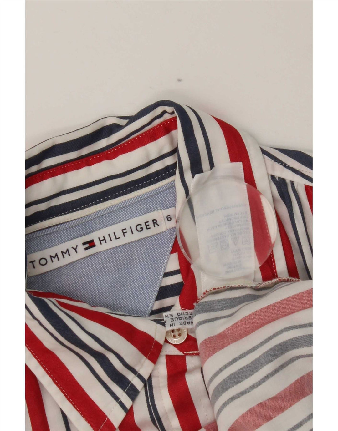 Tommy Hilfiger Ženska košulja US 6 Srednji raznobojni prugasti pamuk