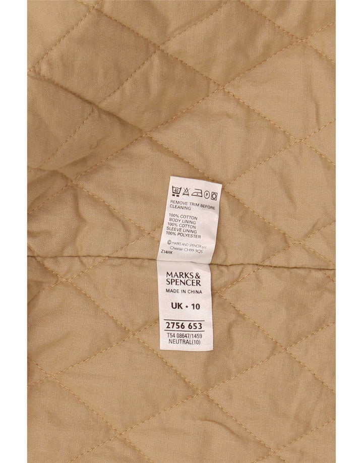 Marks & Spencer ženska velika parka jakna s kapuljačom UK 10 Small Beige