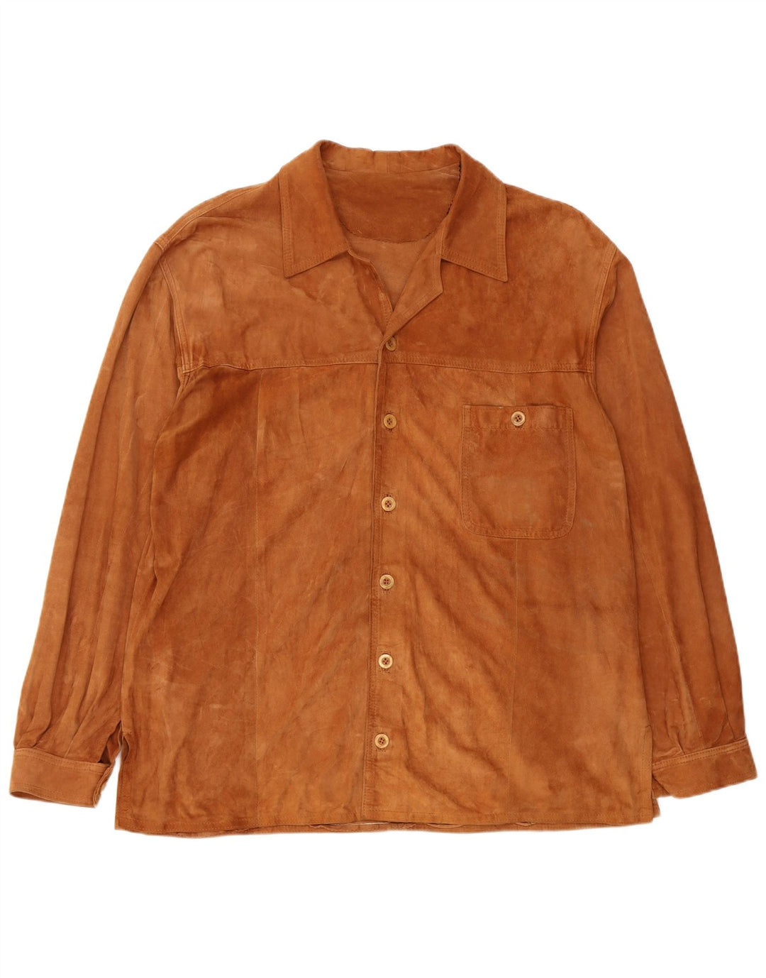 Vintage muška antilop košulja 2XL smeđa koža