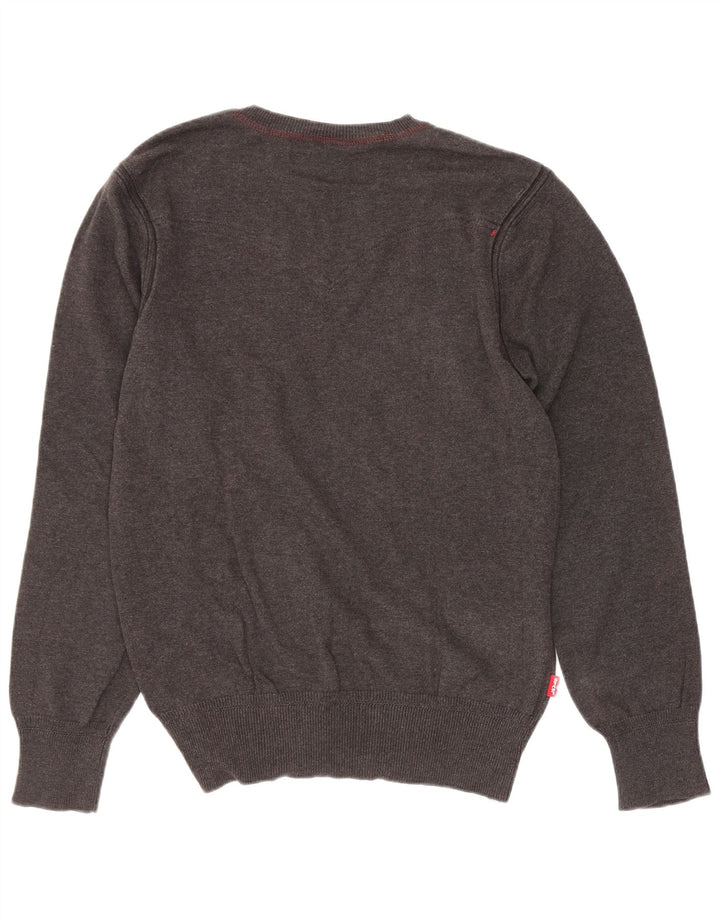 Levi's muški pulover s V-izrezom, mali sivi pamuk