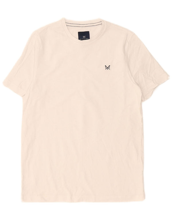 Crew Clothing Muška majica kratkih rukava Srednji bijeli pamuk