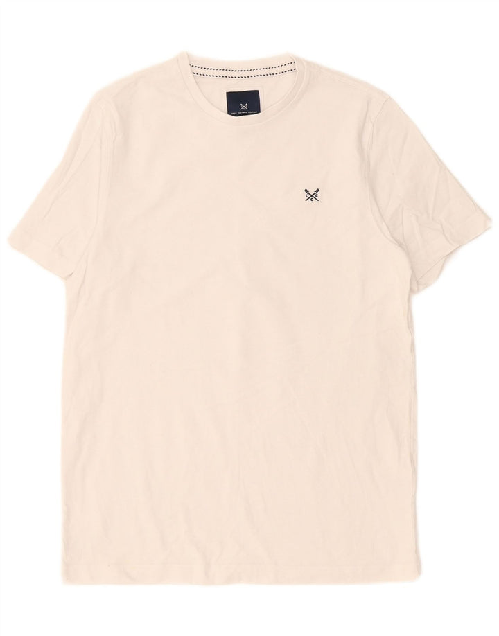 Crew Clothing Muška majica kratkih rukava Srednji bijeli pamuk