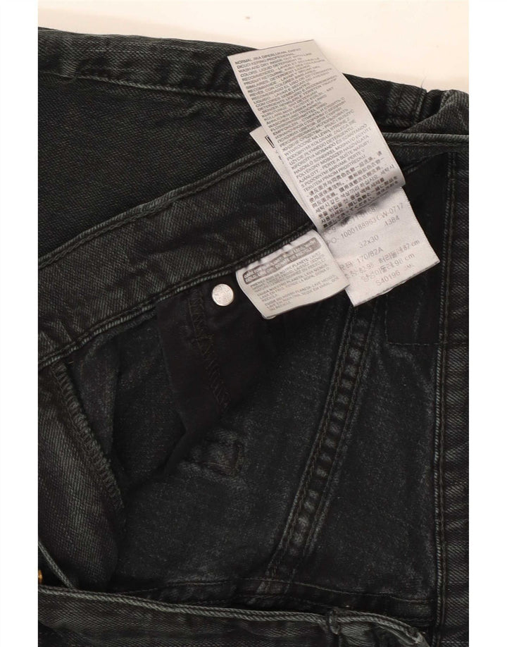 Levi's muške uske traperice W32 L30 sivi pamuk