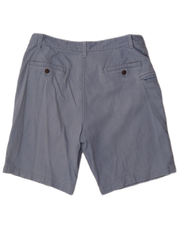Dockers Mens Cargo Shorts W34 Large Blue Cotton