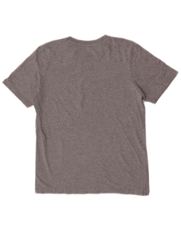 Adidas Boys Graphic T-Shirt Top 13-14 Years Grey Cotton
