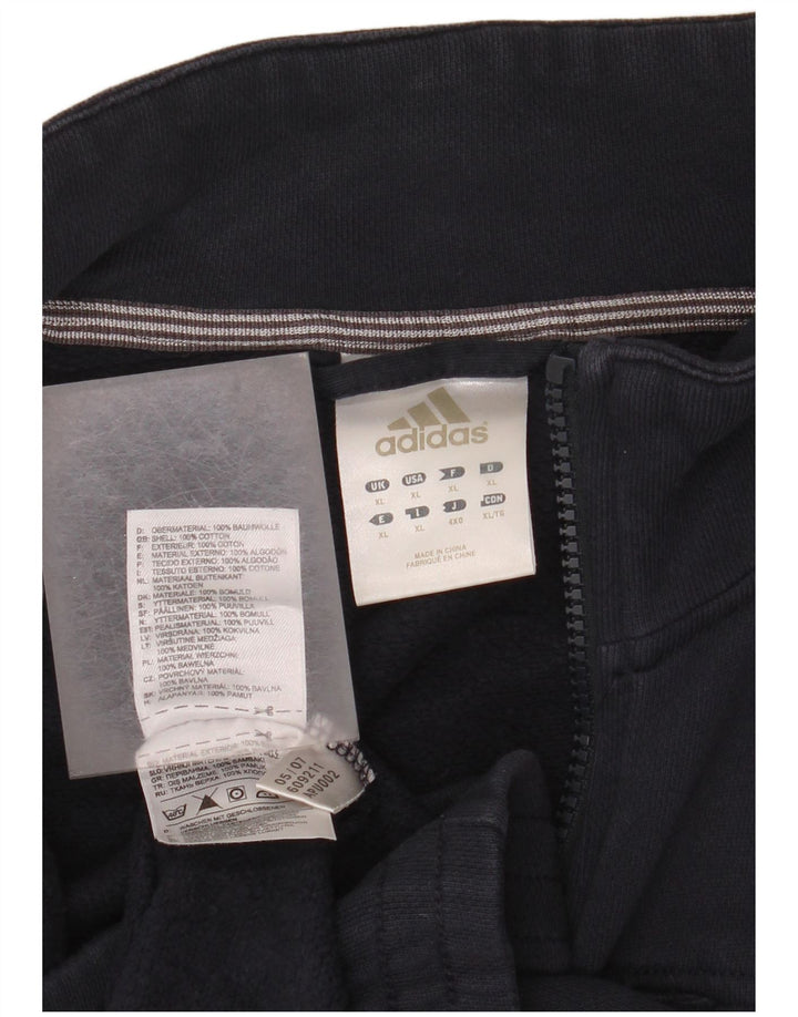 Adidas muška trenirka gornja jakna XL tamnoplavi pamuk