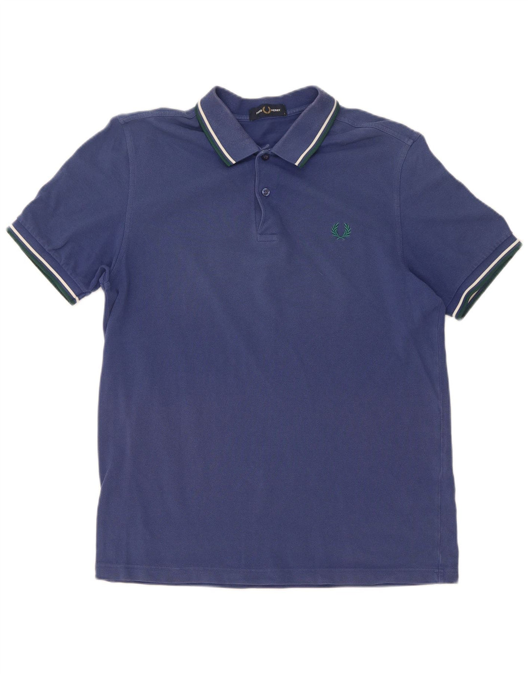 Fred Perry muška polo majica s velikim plavim prugama od pamuka