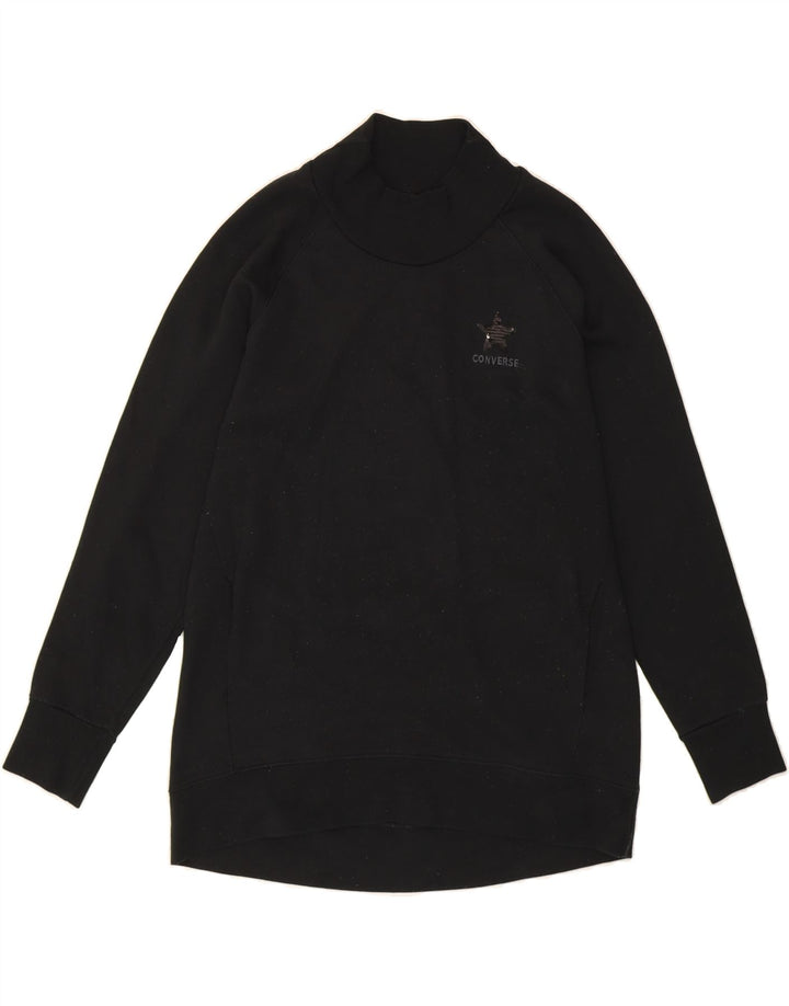 CONVERSE Womens Sweatshirt Jumper UK 10 Small Black Cotton Vintage Converse and Second-Hand Converse from Messina Hembry 